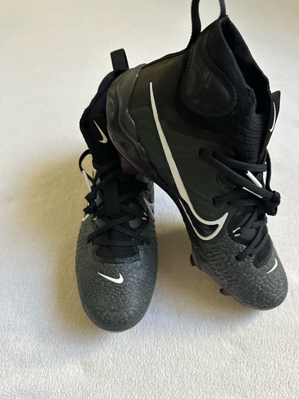 Nike Alpha Huarache NXT Men's Metal Baseball Cleats Black sz 8.5 DJ6517-010